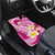 Plumeria Polynesian Pink Glitter Pattern Car Mats