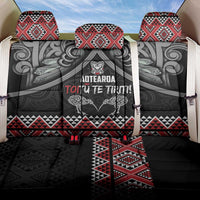 Aotearoa Toitu Te Tiriti Waitangi Back Car Seat Cover Proud To Be Maori LT01 One Size Black - Polynesian Pride