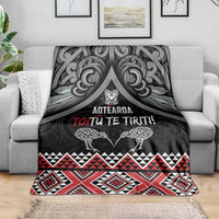 Aotearoa Toitu Te Tiriti Waitangi Blanket Proud To Be Maori LT01 - Polynesian Pride
