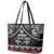 Aotearoa Toitu Te Tiriti Waitangi Leather Tote Bag Proud To Be Maori