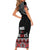 Aotearoa Toitu Te Tiriti Waitangi Short Sleeve Bodycon Dress Proud To Be Maori