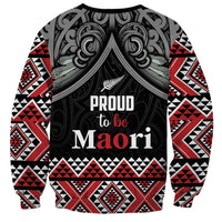 Aotearoa Toitu Te Tiriti Waitangi Sweatshirt Proud To Be Maori LT01 - Polynesian Pride