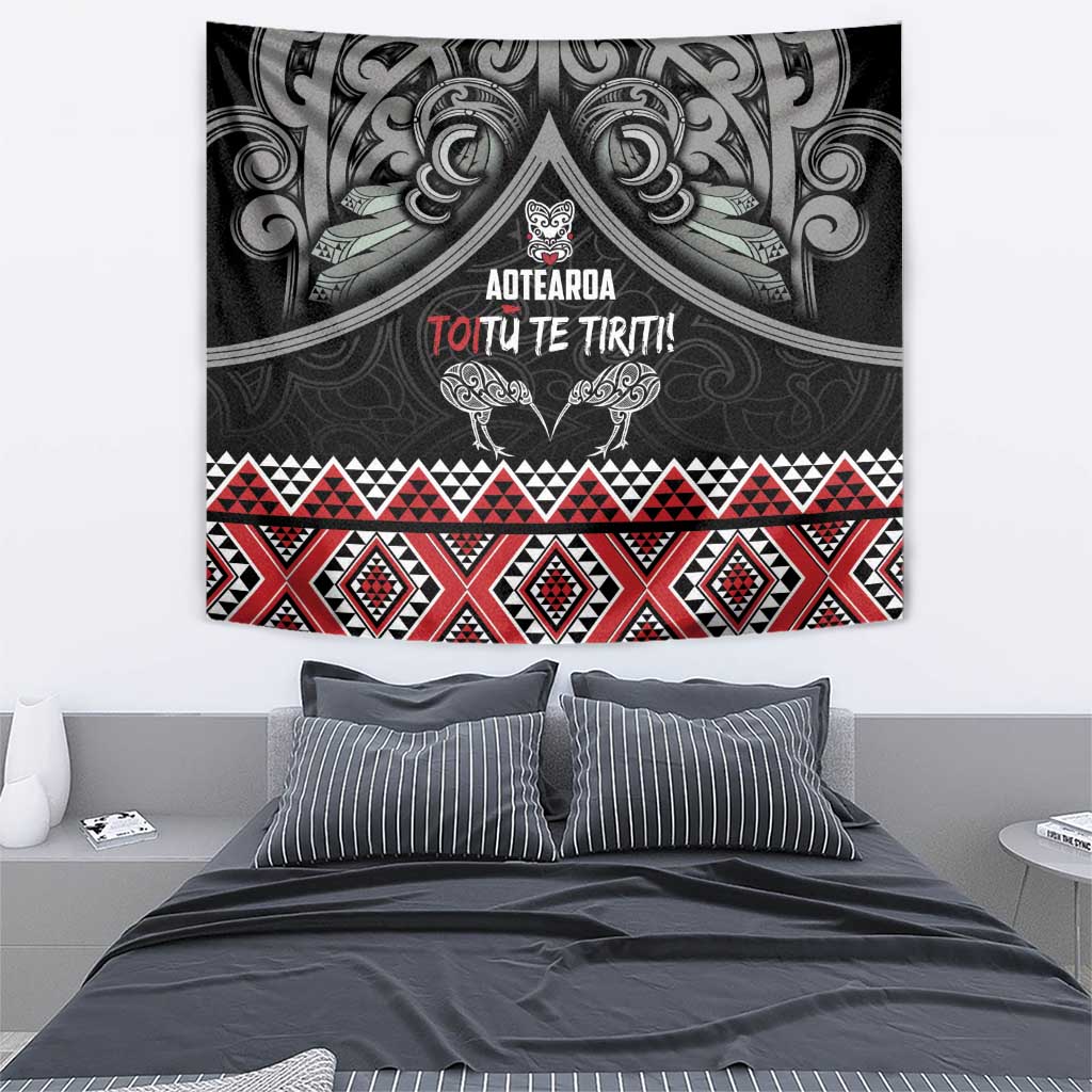 Aotearoa Toitu Te Tiriti Waitangi Tapestry Proud To Be Maori LT01 - Polynesian Pride