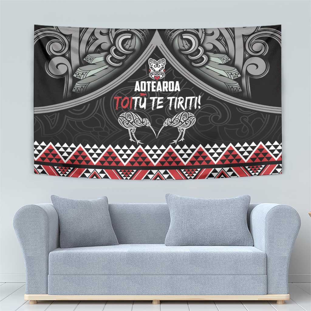 Aotearoa Toitu Te Tiriti Waitangi Tapestry Proud To Be Maori LT01 - Polynesian Pride