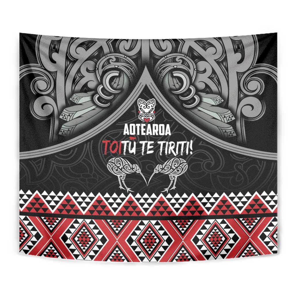 Aotearoa Toitu Te Tiriti Waitangi Tapestry Proud To Be Maori LT01 - Polynesian Pride