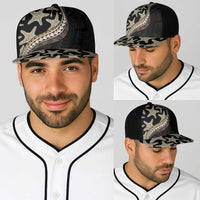 Beige Polynesian Starfish Unique Pattern Baseball Net Cap LT01 - Polynesian Pride