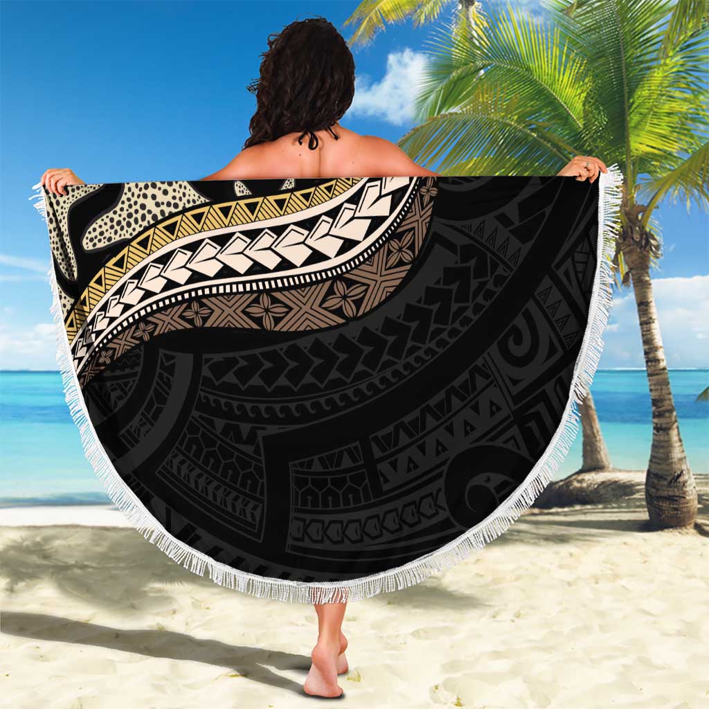 Beige Polynesian Starfish Unique Pattern Beach Blanket LT01 - Polynesian Pride