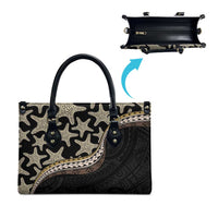 Beige Polynesian Starfish Unique Pattern Leather Bag LT01 - Polynesian Pride