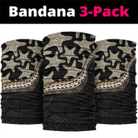 Beige Polynesian Starfish Unique Pattern Neck Gaiter LT01 package One Size: 25*50cm Beige - Polynesian Pride