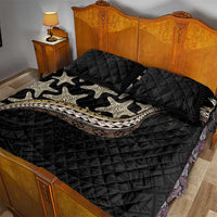 Beige Polynesian Starfish Unique Pattern Quilt Bed Set LT01 - Polynesian Pride