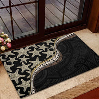 Beige Polynesian Starfish Unique Pattern Rubber Doormat LT01 - Polynesian Pride