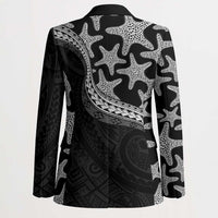 Monotone Polynesian Starfish Unique Pattern Blazer LT01 - Polynesian Pride