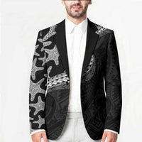 Monotone Polynesian Starfish Unique Pattern Blazer LT01 - Polynesian Pride