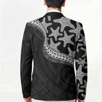 Monotone Polynesian Starfish Unique Pattern Blazer LT01 - Polynesian Pride