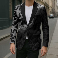 Monotone Polynesian Starfish Unique Pattern Blazer LT01 - Polynesian Pride