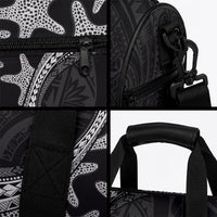 Monotone Polynesian Starfish Unique Pattern Duffle Bag LT01 - Polynesian Pride