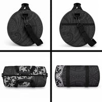 Monotone Polynesian Starfish Unique Pattern Duffle Bag LT01 - Polynesian Pride