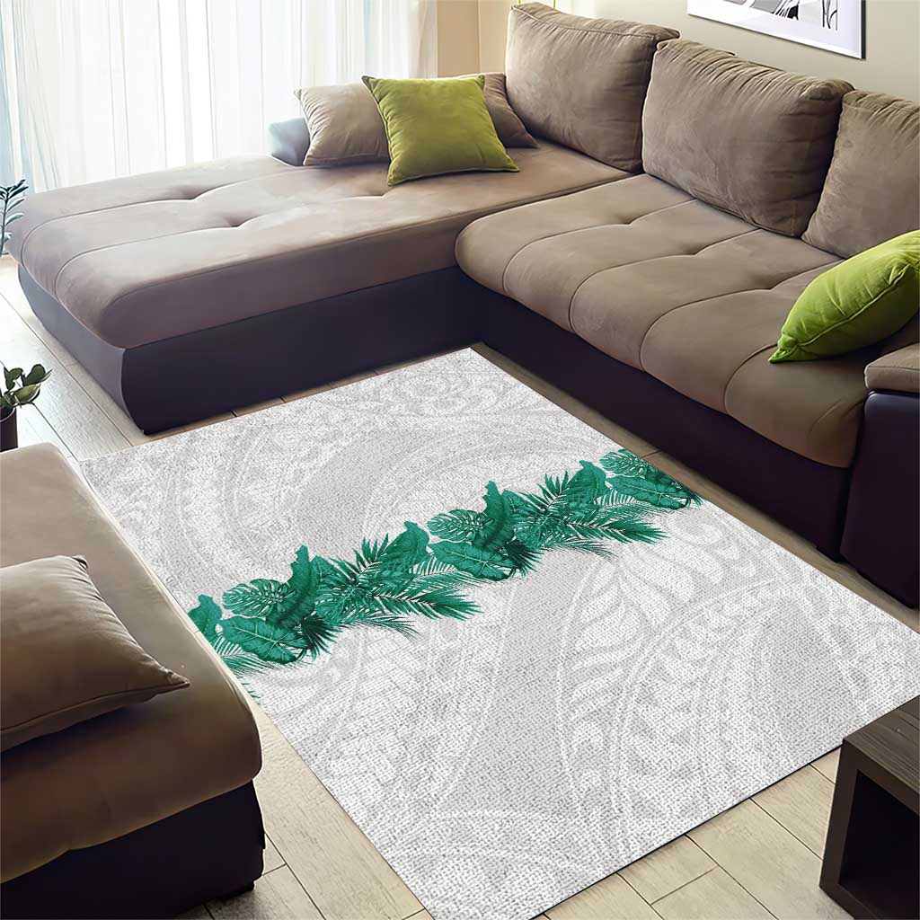 Hawaii Tropical Leaves Area Rug Polynesian Pattern LT01 - Polynesian Pride