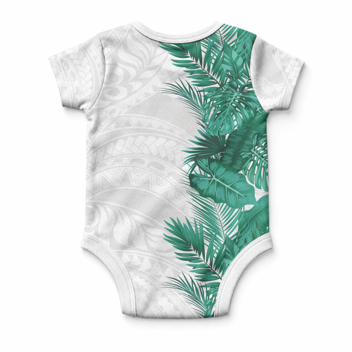 Hawaii Tropical Leaves Baby Onesie Polynesian Pattern LT01 - Polynesian Pride
