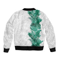 Hawaii Tropical Leaves Bomber Jacket Polynesian Pattern LT01 - Polynesian Pride