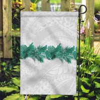 Hawaii Tropical Leaves Garden Flag Polynesian Pattern LT01 Garden Flag White - Polynesian Pride
