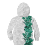 Hawaii Tropical Leaves Kid Hoodie Polynesian Pattern LT01 - Polynesian Pride