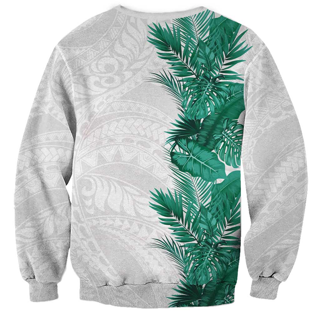 Hawaii Tropical Leaves Sweatshirt Polynesian Pattern LT01 - Polynesian Pride