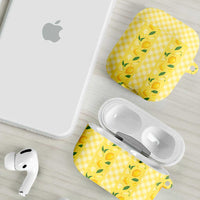 Hawaii Lemon Palaka AirPods Case Striped Stylized LT01 - Polynesian Pride