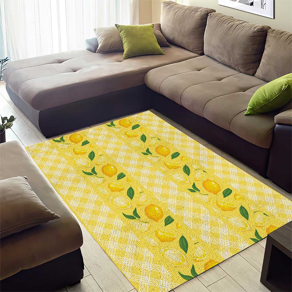 Hawaii Lemon Palaka Area Rug Striped Stylized LT01 - Polynesian Pride