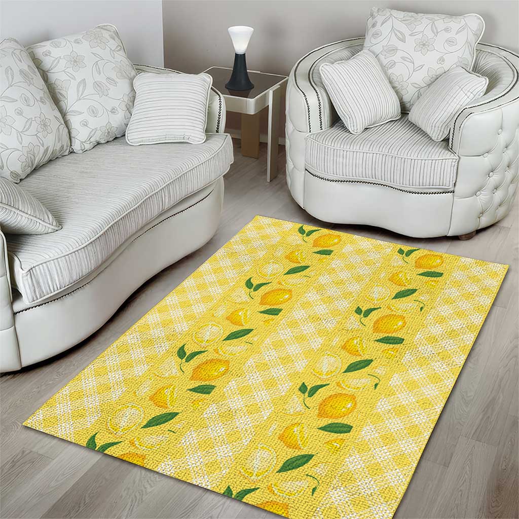 Hawaii Lemon Palaka Area Rug Striped Stylized LT01 - Polynesian Pride