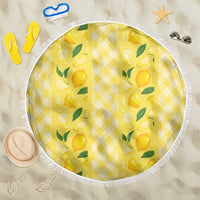 Hawaii Lemon Palaka Beach Blanket Striped Stylized LT01 One Size 150cm Yellow - Polynesian Pride