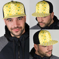 Hawaii Lemon Palaka Mesh Trucker Cap Striped Stylized LT01 - Polynesian Pride