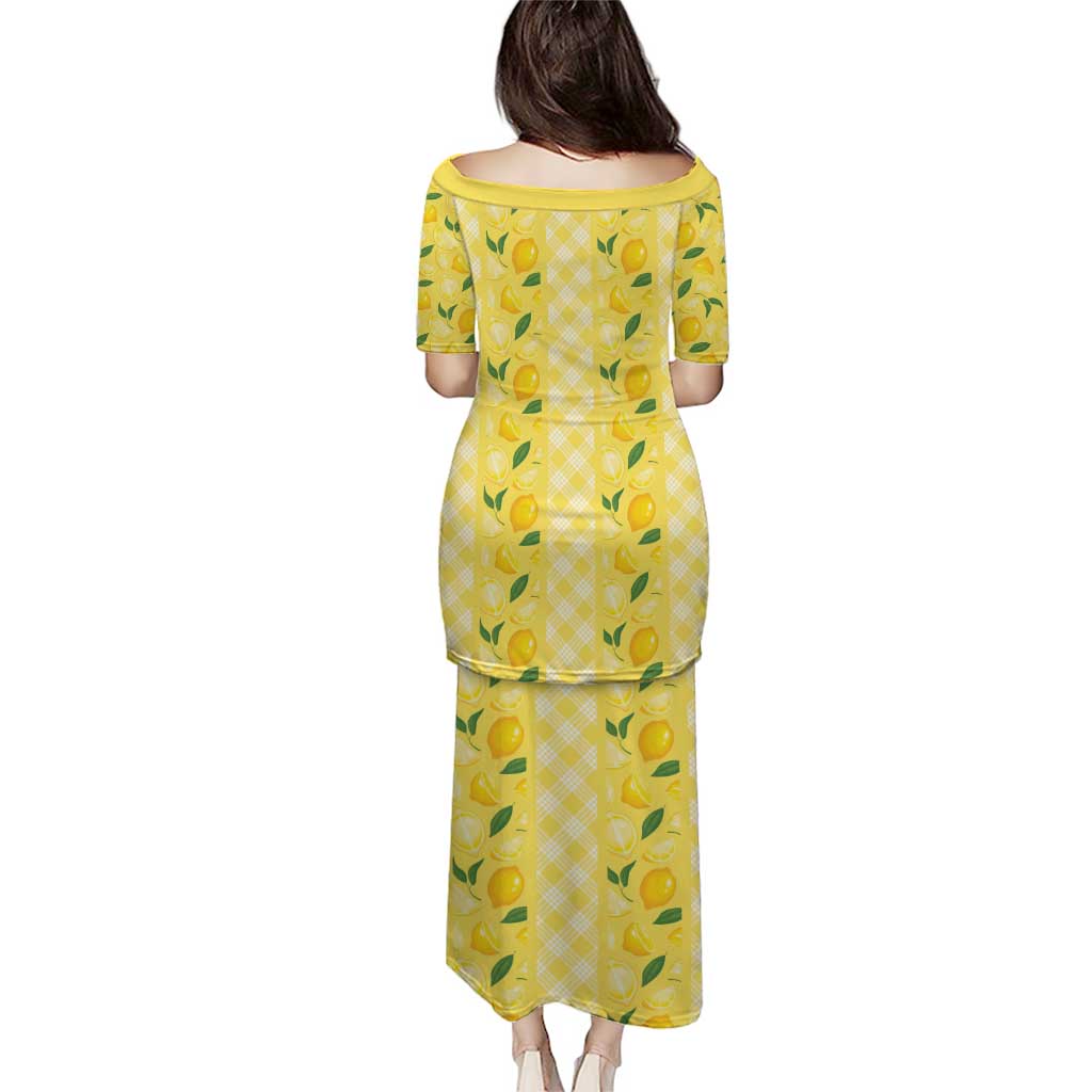 Hawaii Lemon Palaka Puletasi Striped Stylized LT01 - Polynesian Pride