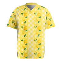 Hawaii Lemon Palaka Rugby Jersey Striped Stylized LT01 Yellow - Polynesian Pride