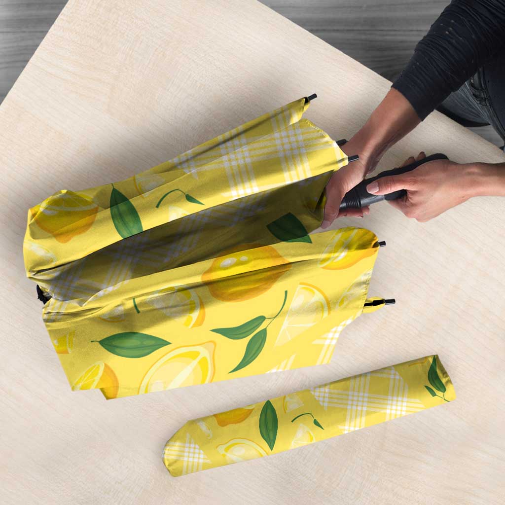 Hawaii Lemon Palaka Umbrella Striped Stylized LT01 - Polynesian Pride