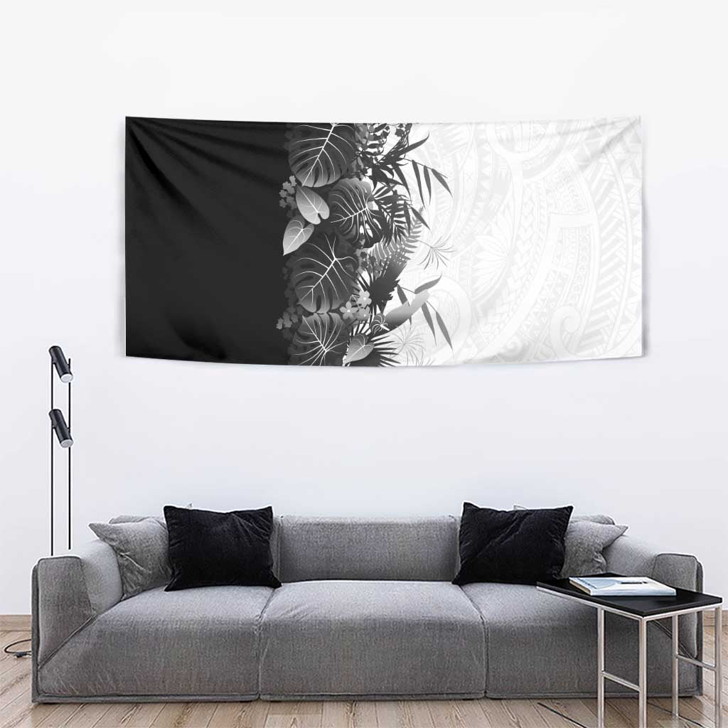 Hawaii Tropical Plant Monochrome Tapestry Vibrant Polynesian Pattern LT01 - Polynesian Pride
