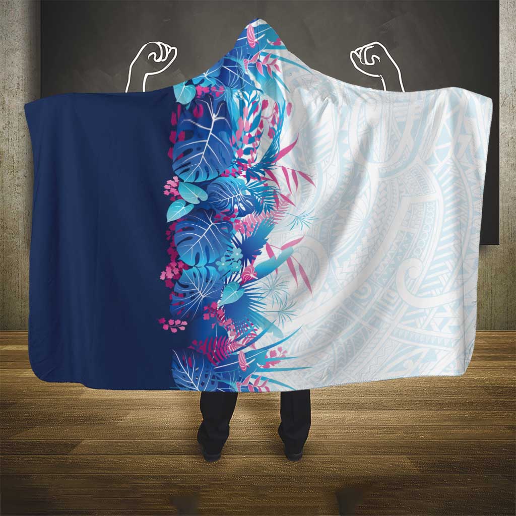 Hawaii Tropical Plant UliUli Hooded Blanket Vibrant Polynesian Pattern LT01 - Polynesian Pride