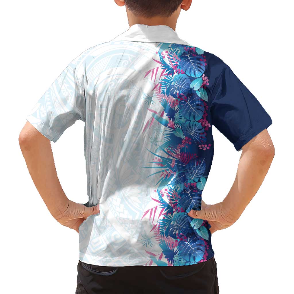 Hawaii Tropical Plant UliUli Kid Hawaiian Shirt Vibrant Polynesian Pattern LT01 - Polynesian Pride