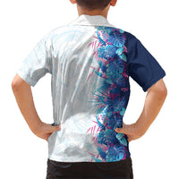 Hawaii Tropical Plant UliUli Kid Hawaiian Shirt Vibrant Polynesian Pattern LT01 - Polynesian Pride