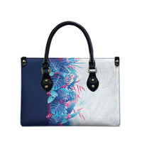 Hawaii Tropical Plant UliUli Leather Bag Vibrant Polynesian Pattern LT01 - Polynesian Pride