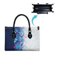 Hawaii Tropical Plant UliUli Leather Bag Vibrant Polynesian Pattern LT01 - Polynesian Pride