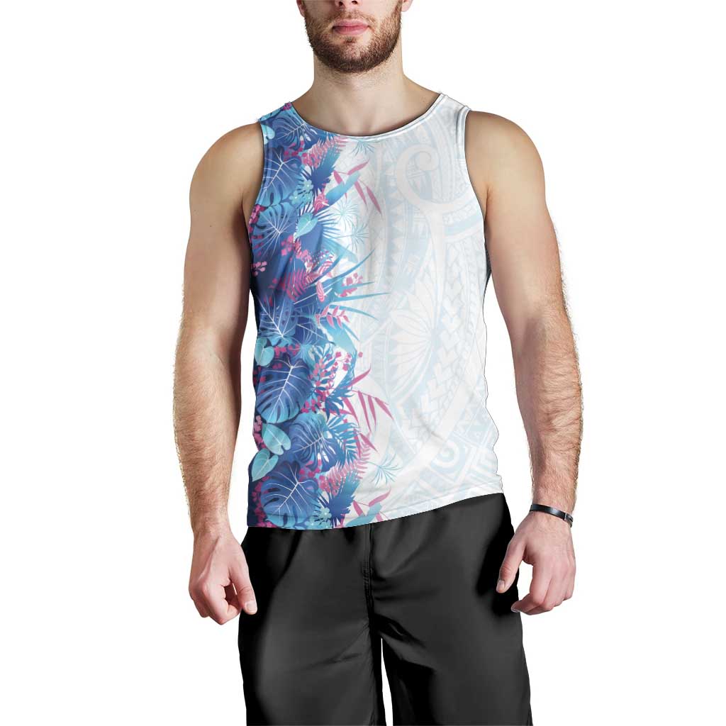 Hawaii Tropical Plant UliUli Men Tank Top Vibrant Polynesian Pattern LT01 - Polynesian Pride