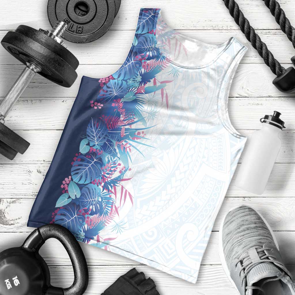 Hawaii Tropical Plant UliUli Men Tank Top Vibrant Polynesian Pattern LT01 - Polynesian Pride