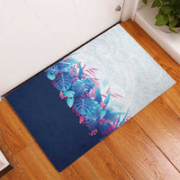 Hawaii Tropical Plant UliUli Rubber Doormat Vibrant Polynesian Pattern LT01 - Polynesian Pride