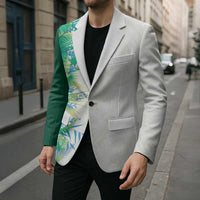 Hawaii Tropical Plant Omaomao Blazer Vibrant Polynesian Pattern LT01 - Polynesian Pride
