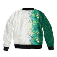 Hawaii Tropical Plant Omaomao Bomber Jacket Vibrant Polynesian Pattern LT01 - Polynesian Pride