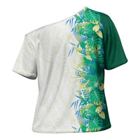 Hawaii Tropical Plant Omaomao Cross Shoulder Shirt Vibrant Polynesian Pattern LT01 - Polynesian Pride