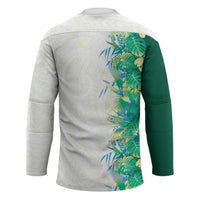 Hawaii Tropical Plant Omaomao Hockey Jersey Vibrant Polynesian Pattern LT01 - Polynesian Pride