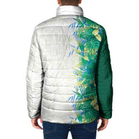Hawaii Tropical Plant Omaomao Padded Jacket Vibrant Polynesian Pattern LT01 - Polynesian Pride