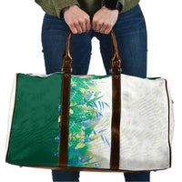 Hawaii Tropical Plant Omaomao Travel Bag Vibrant Polynesian Pattern LT01 Green - Polynesian Pride